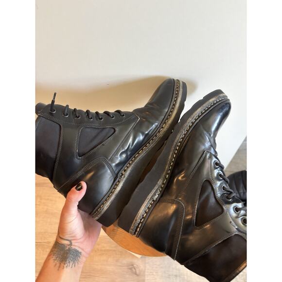 OAMC Over All Master Cloth Mara Chunky Leather Ankle Boot Vibram Sole Men’s 11 - Picture 6 of 11